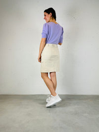 Skirt canvas beige