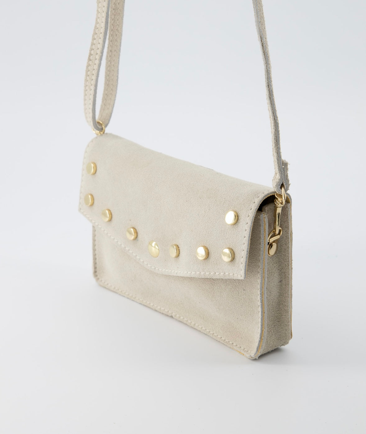 Tas Laura suede beige