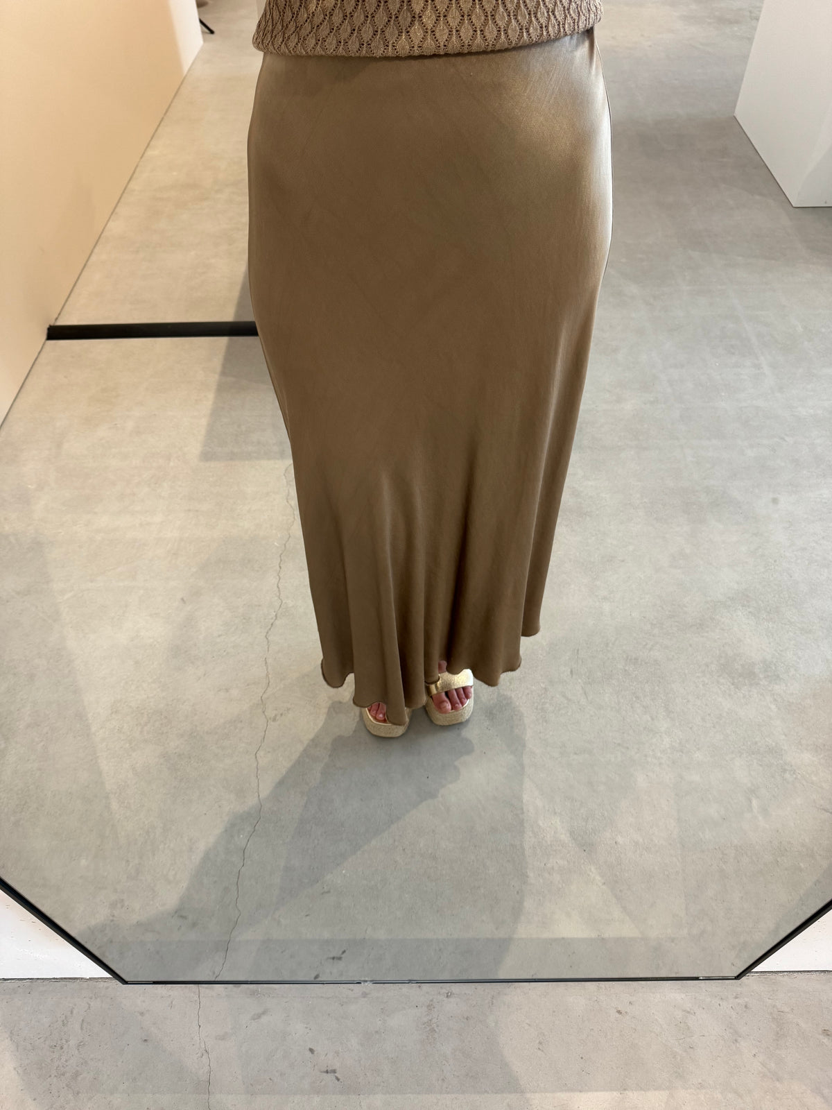 Rok viscose kiki six brons