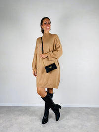 Jurk camel alpaca - Chic by R