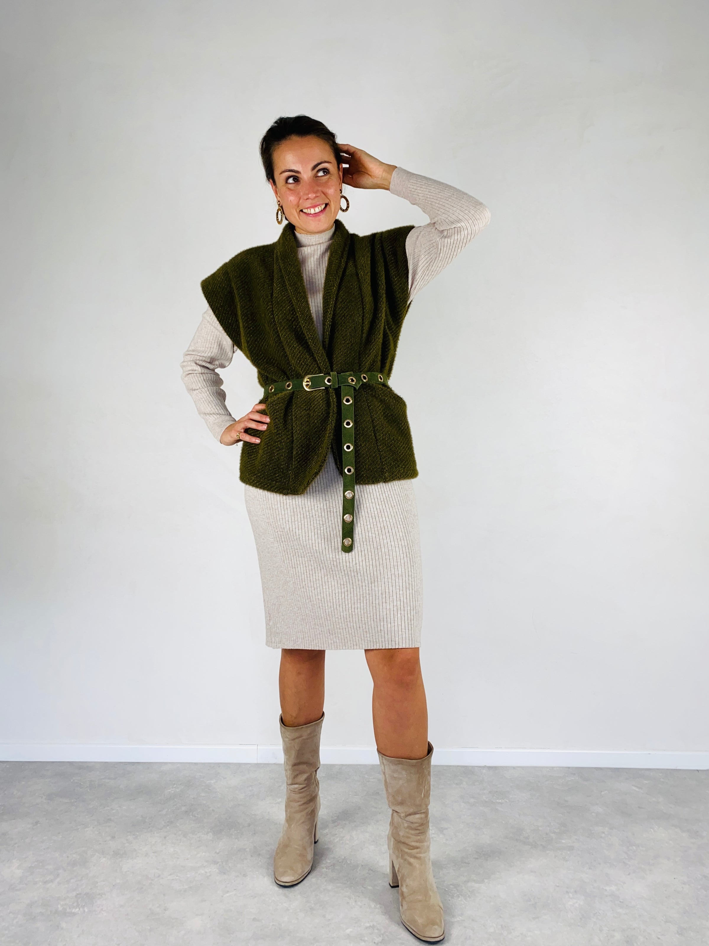 Gilet armygreen - Chic by R