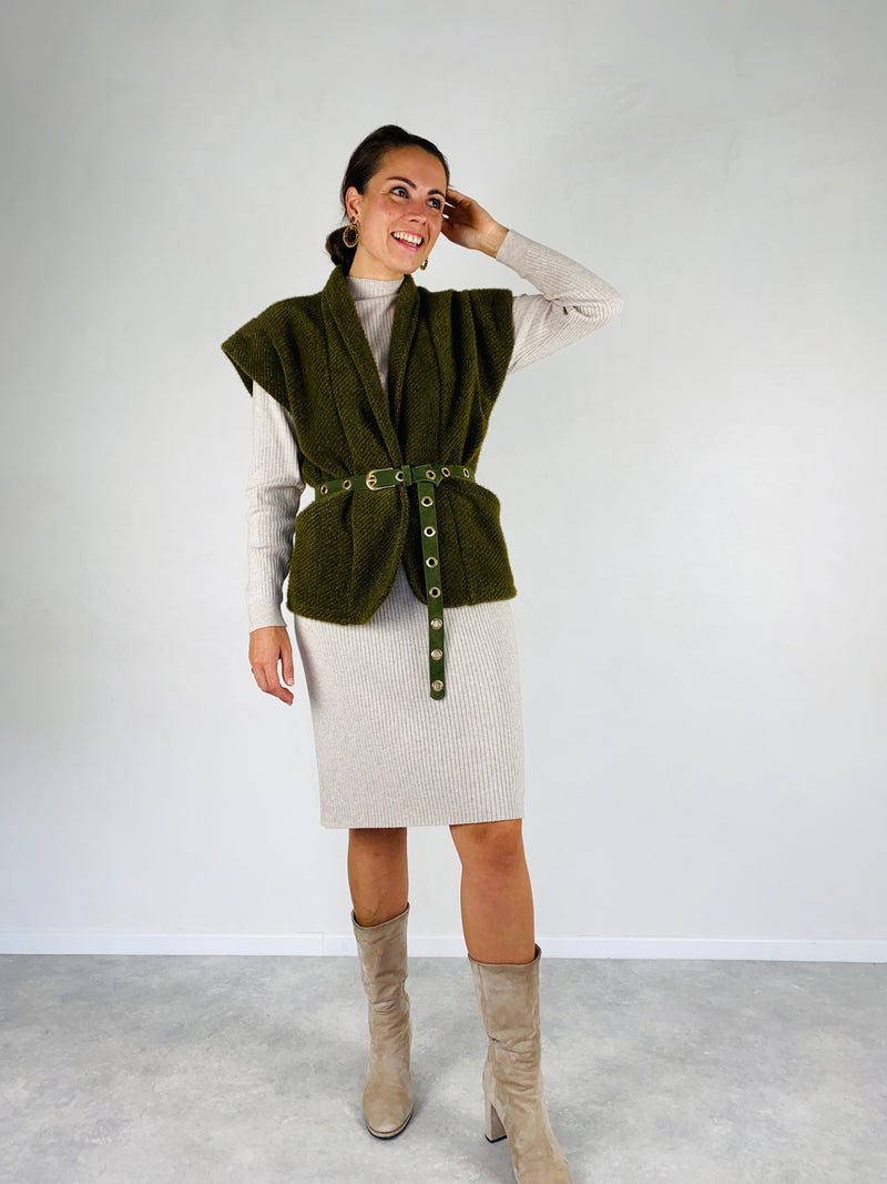 Ceintuur armygreen - Chic by R