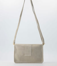 Tas Laura suede beige