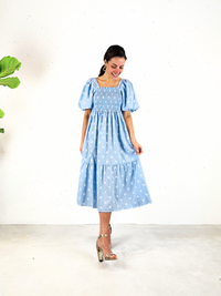 Cheri polkadot dress A-View