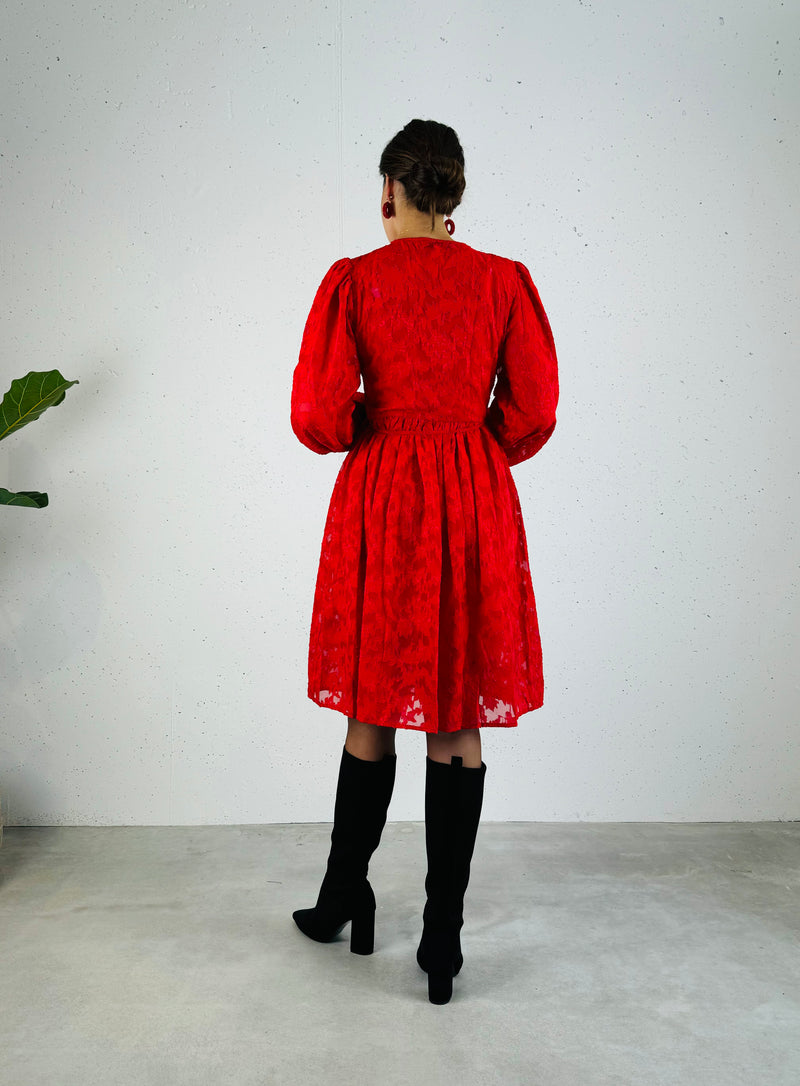 Feani dress rood A-View