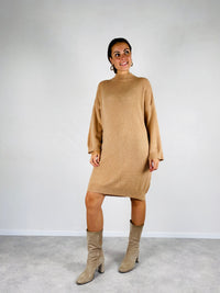 Jurk camel alpaca - Chic by R