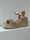 Espadrille goud